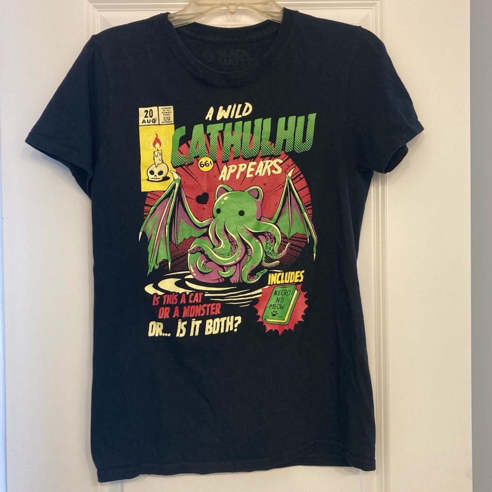 Black Matter Cathulhu T-Shirt